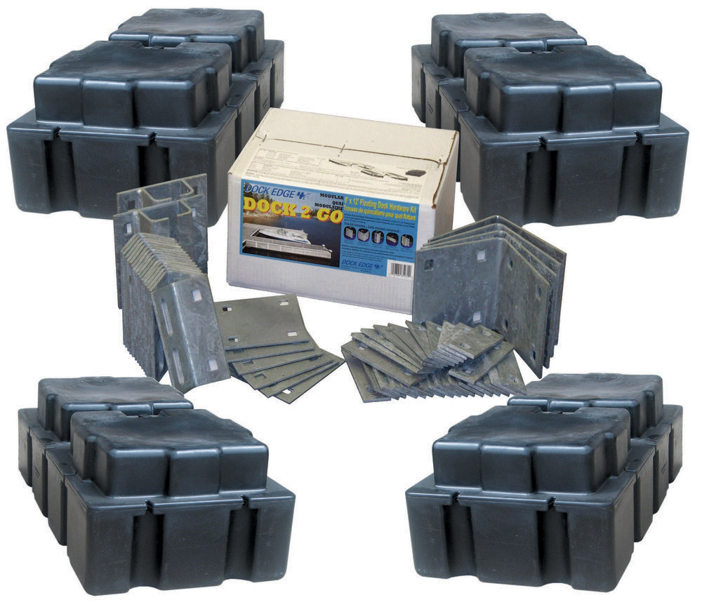 Floating modular deck kits