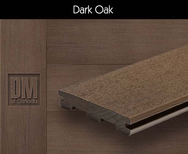 TimberTech New terrain plus collection sample colour Dark Oak